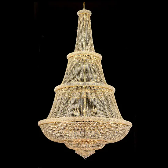 Extra Large K9 Crystal Chandelier for Hotel Banquet Lighting