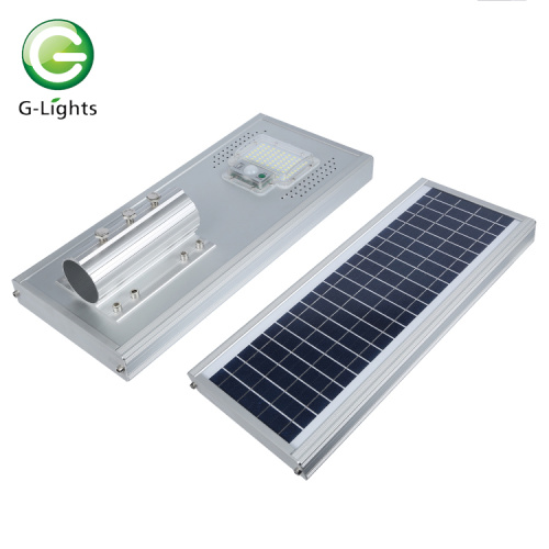 Carcaça de alumínio para exterior ip65 luz de rua solar