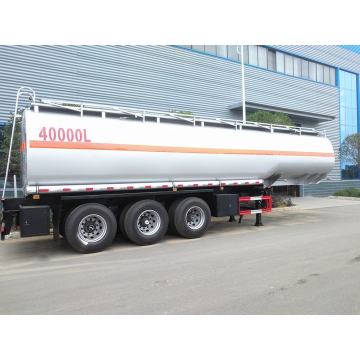 Tri Axles Cistorador de combustible Semi remolque 45000 litros cisterna