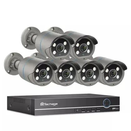 Weatherproof Security Alarm with CCTV Camera Set - Surveillance & Network Video Camera Systems