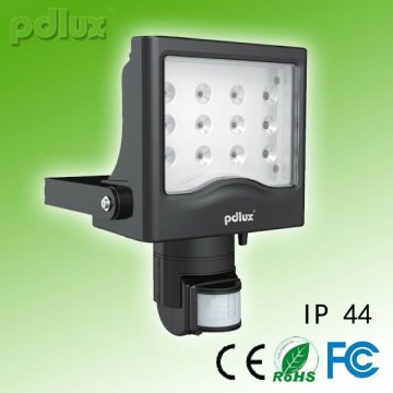 12 High-power led cast PIR Sensor LED Floodlight with IP44
