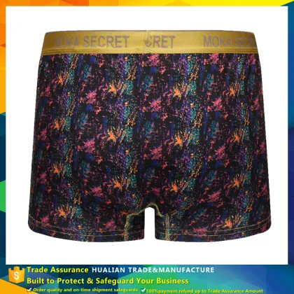 Comfortable Antibacterial custom men boxer briefs
