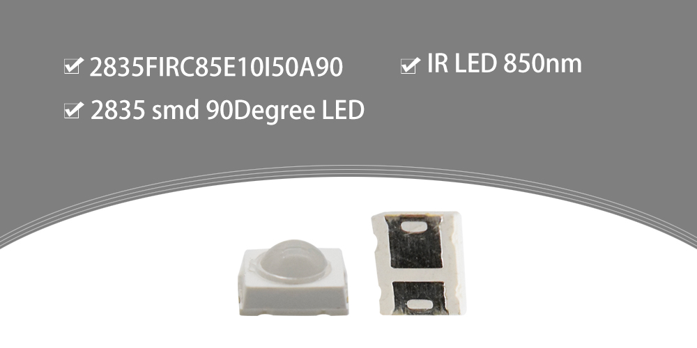 Infrared 850nm IR LED 2835 SMT Dome lens