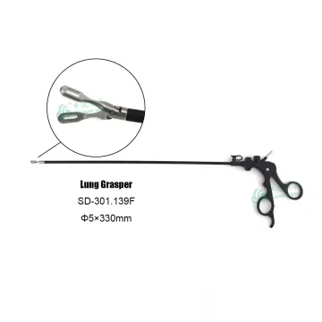 Surgical instruments F handle Lung Grasper forceps