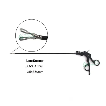 Surgical instruments F handle Lung Grasper forceps