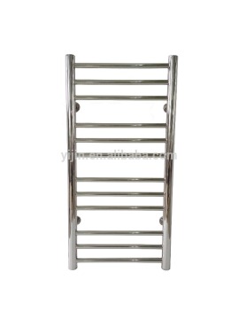 Straight 304 Hot Water Towel Rail Hydronic Water Rack Chromed Heated Water Towel Rail Towel Warmer Towel Radiator HZ-W-3