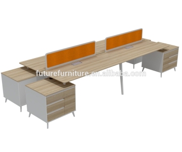 2016 Kenya Melamine Panel Aluminium Leg Wooden Partition Design