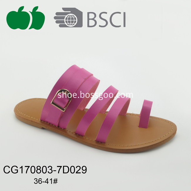 latest ladies pu slippers