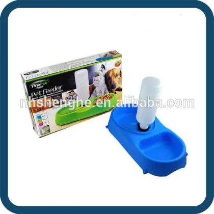 Pet Dog Cat Drink Food Plastic Automatic Pet Feeder