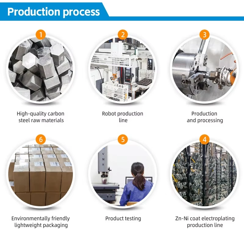 Accessoires de tour de précision CNC pour les systèmes hydrauliques de l'excavatrice