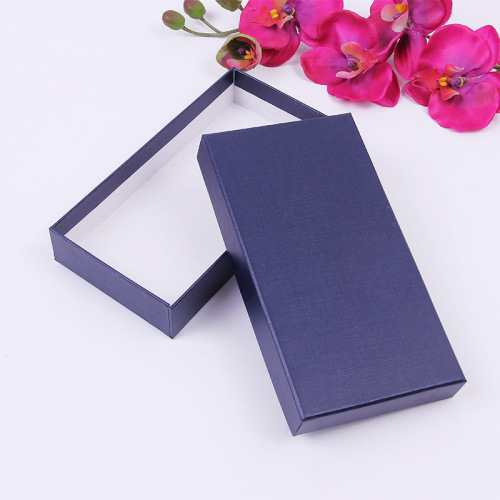 Leatherette Paper Wallet Gift Box Packaging for Necktie