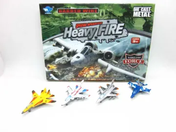 DIE CAST PULL BACK FIGHTING PLANE