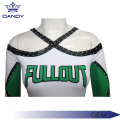 Oanpaste Sublimaasje Strapless Cheer Uniform Foar Jeugd