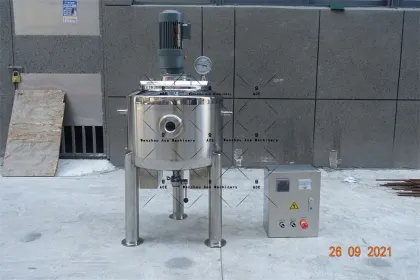 300L Stainless Steel Industrial Pasteurization Mixer for Cow Milk and Yogurt