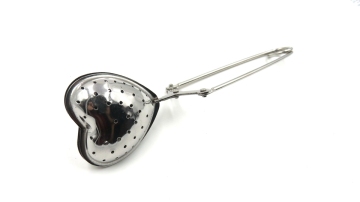 heart shape popular stainless steel tea strainer