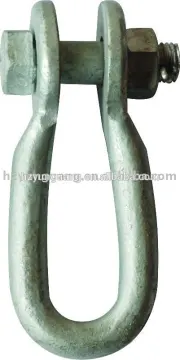 Link Guy wire fitting power pole line hardware electric substation link fitting hot-dip galvanizing overhead lines accessories