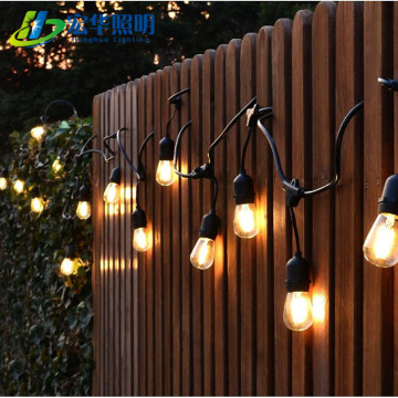 130V 48FT LED Light String Bulb - S14 E26 E27 Edison Style Patio Decorative Lights