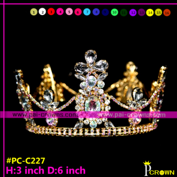 Cheap pageant crowns for man,king pageant tiaras for sale