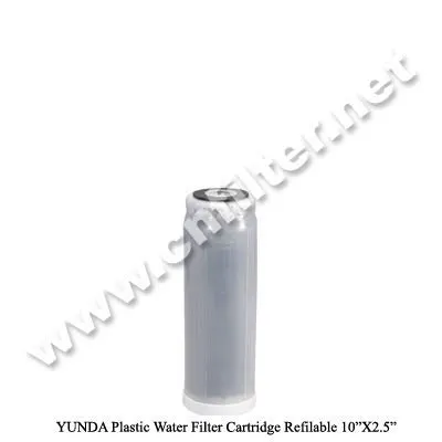 Refillable filter cartridge /aqua pure water filter
