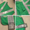 Gilet riflettente verde di alta qualità