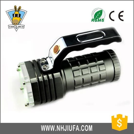 JF Wholesale Aluminium Ultra Bright Rechargeable Emergency Waterproof Hand Lamp