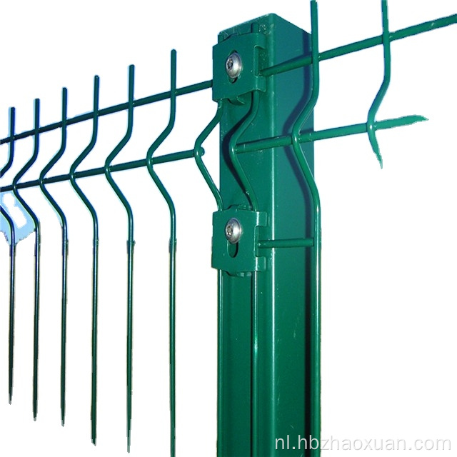 Warm gedompeld gegalvaniseerd 3D gebogen draadgaaspaneel