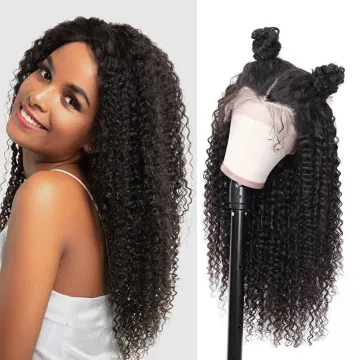 Unprocessed Mongolian Kinky Curly Hair, Raw Burmese Kinky Curly Virgin Hair,Kinky Curly Human Hair Lace Wig in Zambia