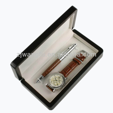 wooden watch gift pen box