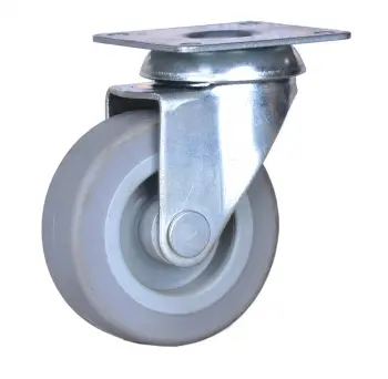 2 inch plate caster with TPE wheels