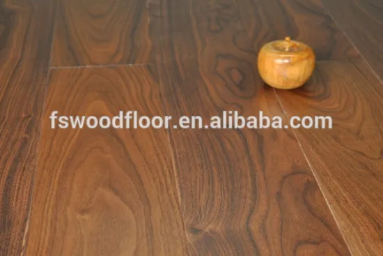 Smooth american walnut hardwood flooring
