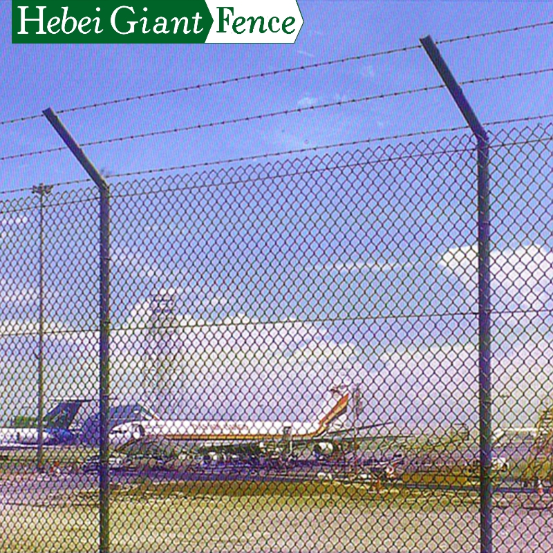 High Quality Power Coated Welded Airport Fence