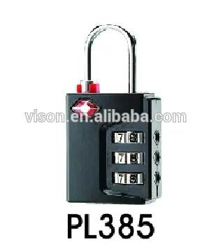 3 Combination TSA Digital Lock Metal Alloy TSA Customs Luggage Lock