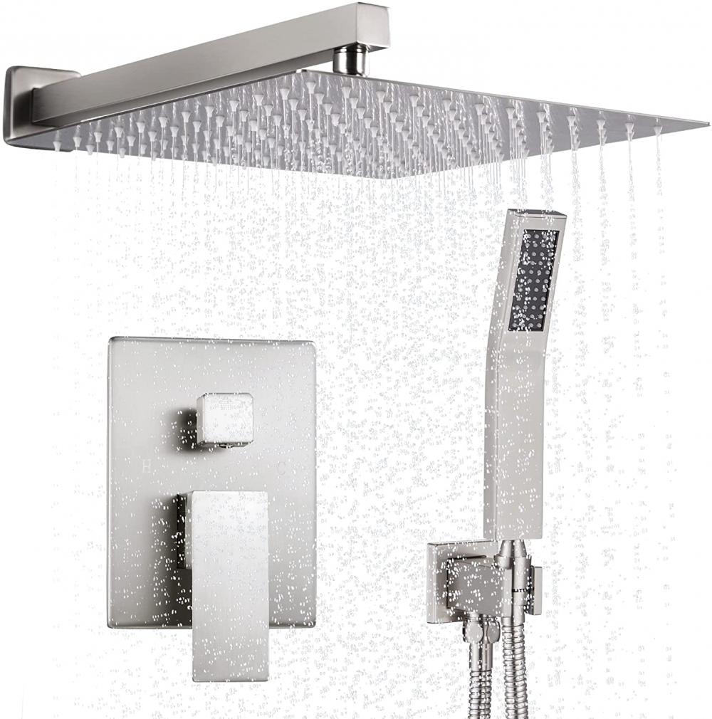 High Pressure Rain Shower Faucet Combo Set