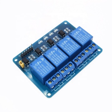 4-Channel 5V Relay Module with Optocoupler for DSP/AVR/PIC/ARM Controllers