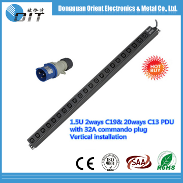 1.5U 22ways IEC PDU