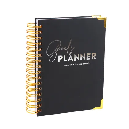 Custom Wire Spiral Planner Notebook Journal Custom Printing