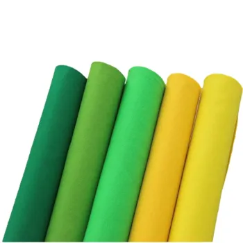 soft non woven 100% PET felt color felt