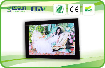 Customized Aluminium Magnetic Led Light Box With Double Side , 12v / 24v Energy Saving