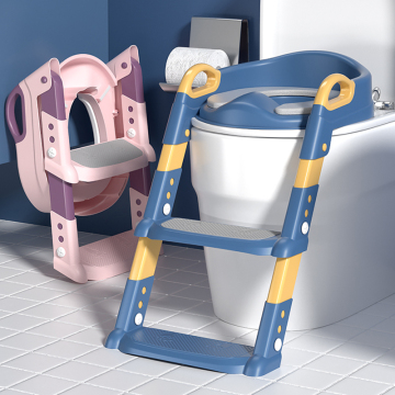Trendy Eco-Friendly Soft Stair Baby Toilet Seat Infant Potty