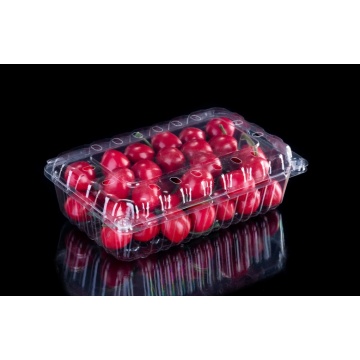 Clear fruit clamshell with lid