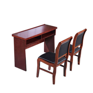 Table de conférence en bois rouge pour meubles de bureau