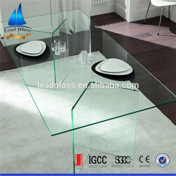 Clear or Frosted Furniture Toughened Table Top Glass