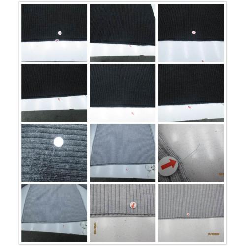 Women's sweater quality inspection