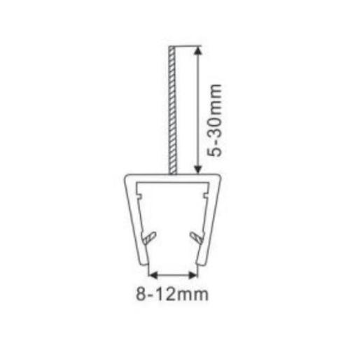 Waterproof Strip Shower Door Side Seal Strip for Bathroom Supplier