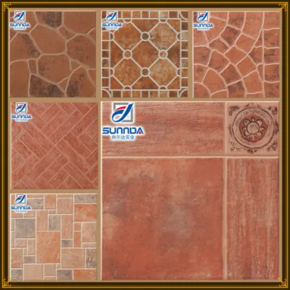 wholesale building materials red porcellanato tiles 16x16 non slip glazed ceramic floor tiles