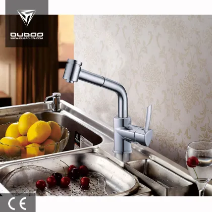 Kitchen Sink Mixer Faucet with Pull-Out Shower