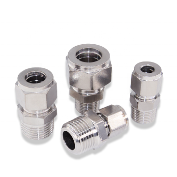 304 Stainless Steel Ferrule Straight Connector: Metal Pipe Fitting Solution