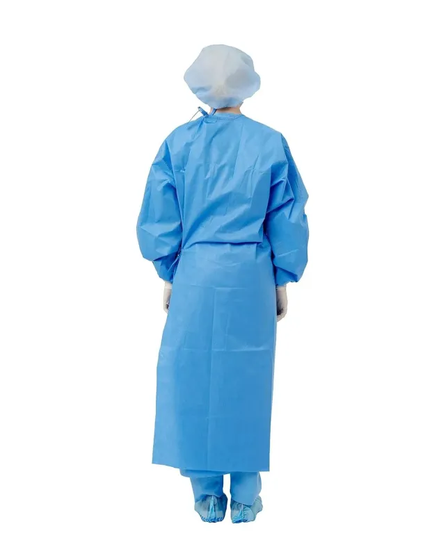 Sterile Surgical Gowns with Hand Towel SMS 45GSM Disposable Gown
