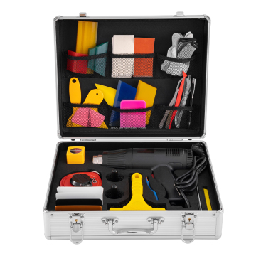 7mo Hot Sale Car Film Professional Hot Air Gun Tool Kit for Vinyl Wrap and Window Tint Installation