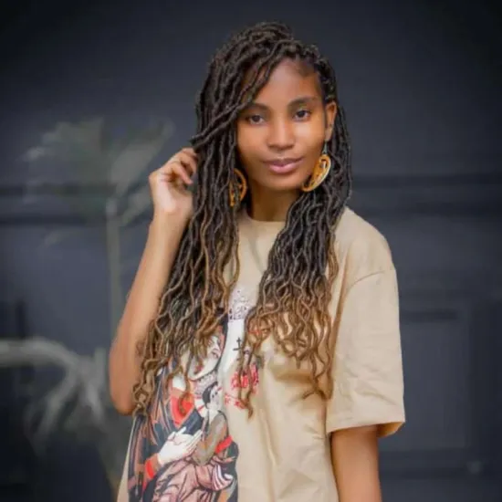 Synthetic New Faux Locs Braids Synthetic Hair Extensions For Women Extended 36"  Nu Soft Locs Crochet Hair Pre Looped